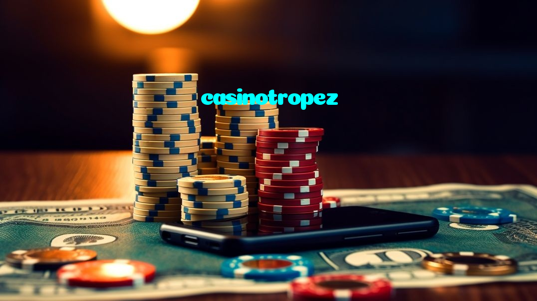 casinotropez casino presented on mobile device in Pakistan with slots and live games